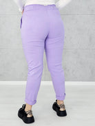 Spodnie z wiązaniem w pasie Stylowa XL