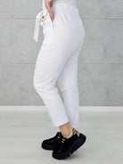 Spodnie z wiązaniem w pasie Stylowa XL