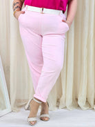 Stylowe i wygodne spodnie z cienkiego sztruksu -  LIVANS Stylowa XL