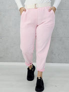 Stylowe i wygodne spodnie z cienkiego sztruksu -  LIVANS Stylowa XL