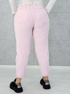 Stylowe i wygodne spodnie z cienkiego sztruksu -  LIVANS Stylowa XL