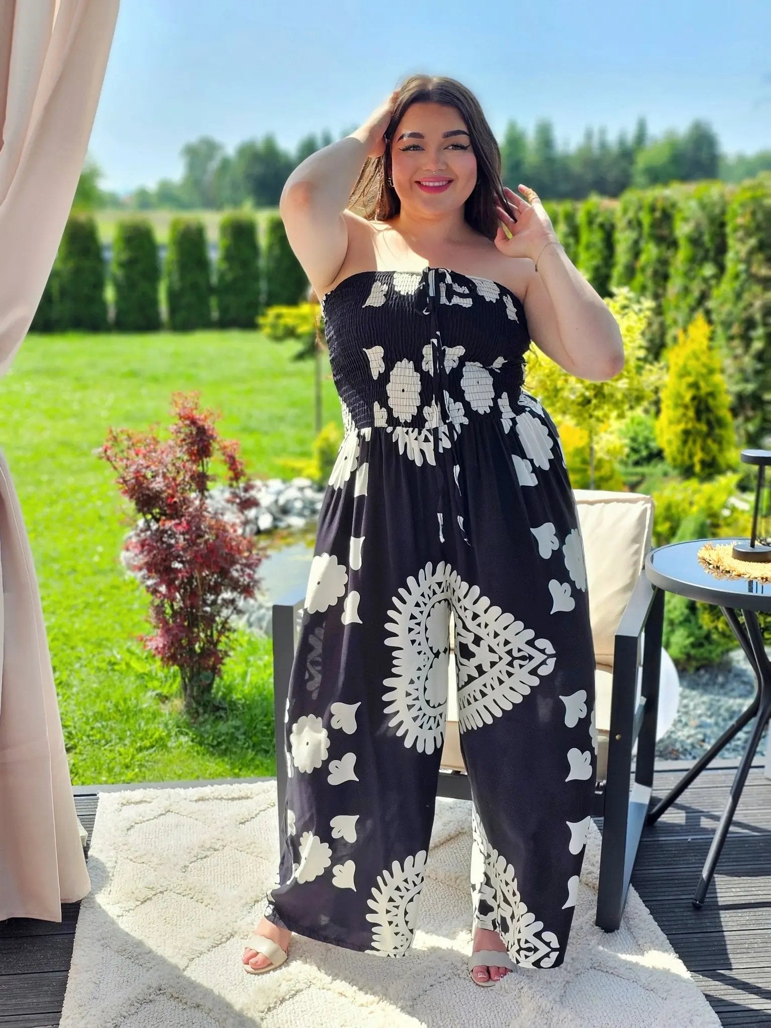 Stylowy kombinezon z kieszeniami - w kilku kolorach Stylowa XL