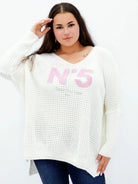 Stylowy sweter z nutą luksusu – idealny na chłodniejsze dni Stylowa XL