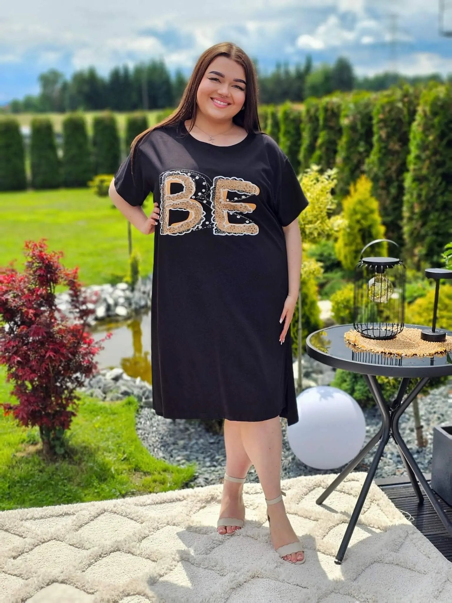 Sukienka BE -w kilku kolorach Stylowa XL