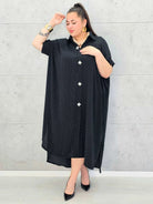 Sukienka Koszulowa Plus Size StylowaXL – Klasyka i Wygoda w Nowoczesnym Stylu 💕 Stylowa XL