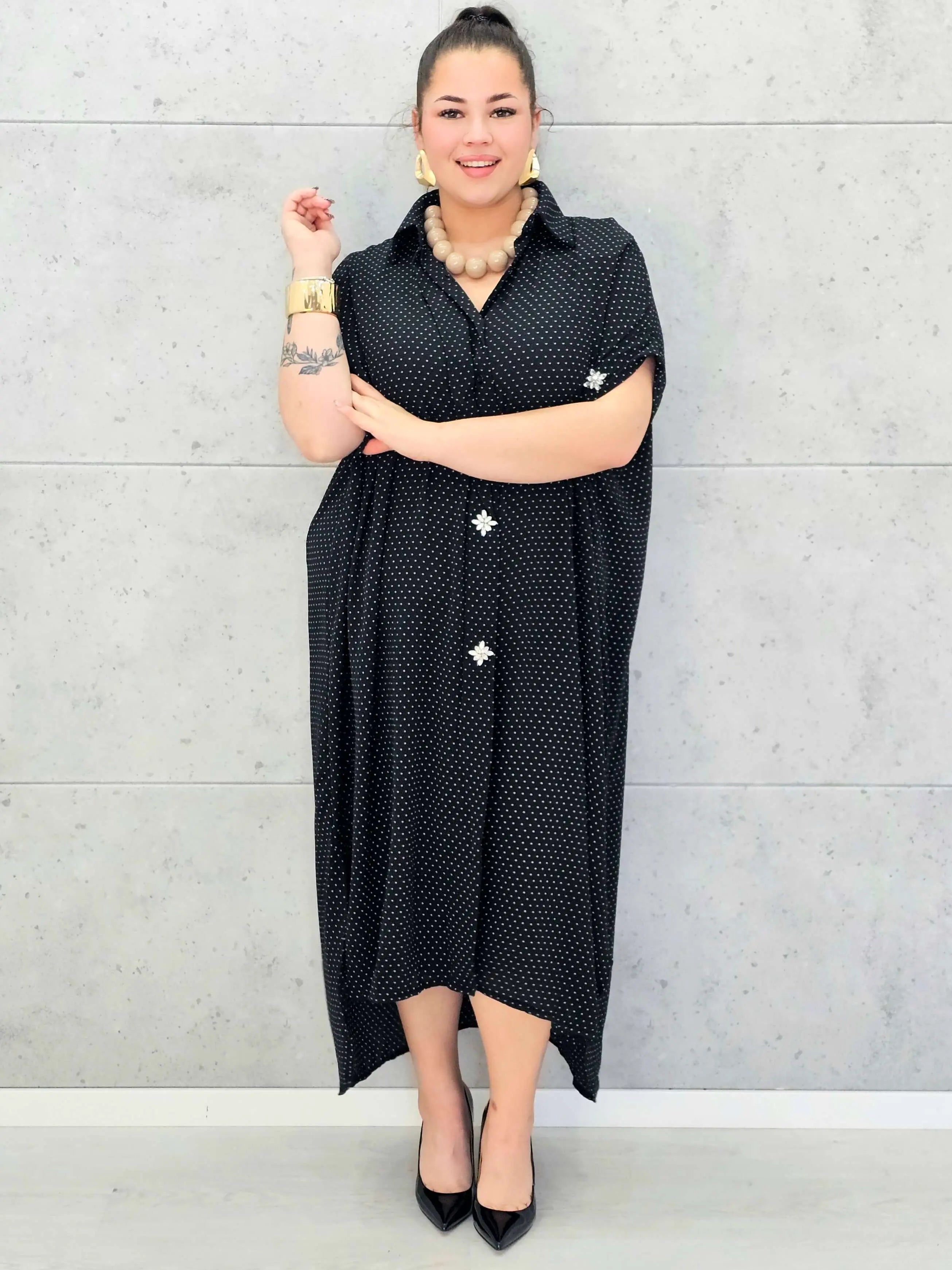 Sukienka Koszulowa Plus Size StylowaXL – Klasyka i Wygoda w Nowoczesnym Stylu 💕 Stylowa XL