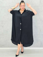 Sukienka Koszulowa Plus Size StylowaXL – Klasyka i Wygoda w Nowoczesnym Stylu 💕 Stylowa XL