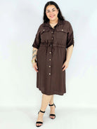 Sukienka Koszulowa StylowaXL – Moda Plus Size dla Kobiet XXL Stylowa XL