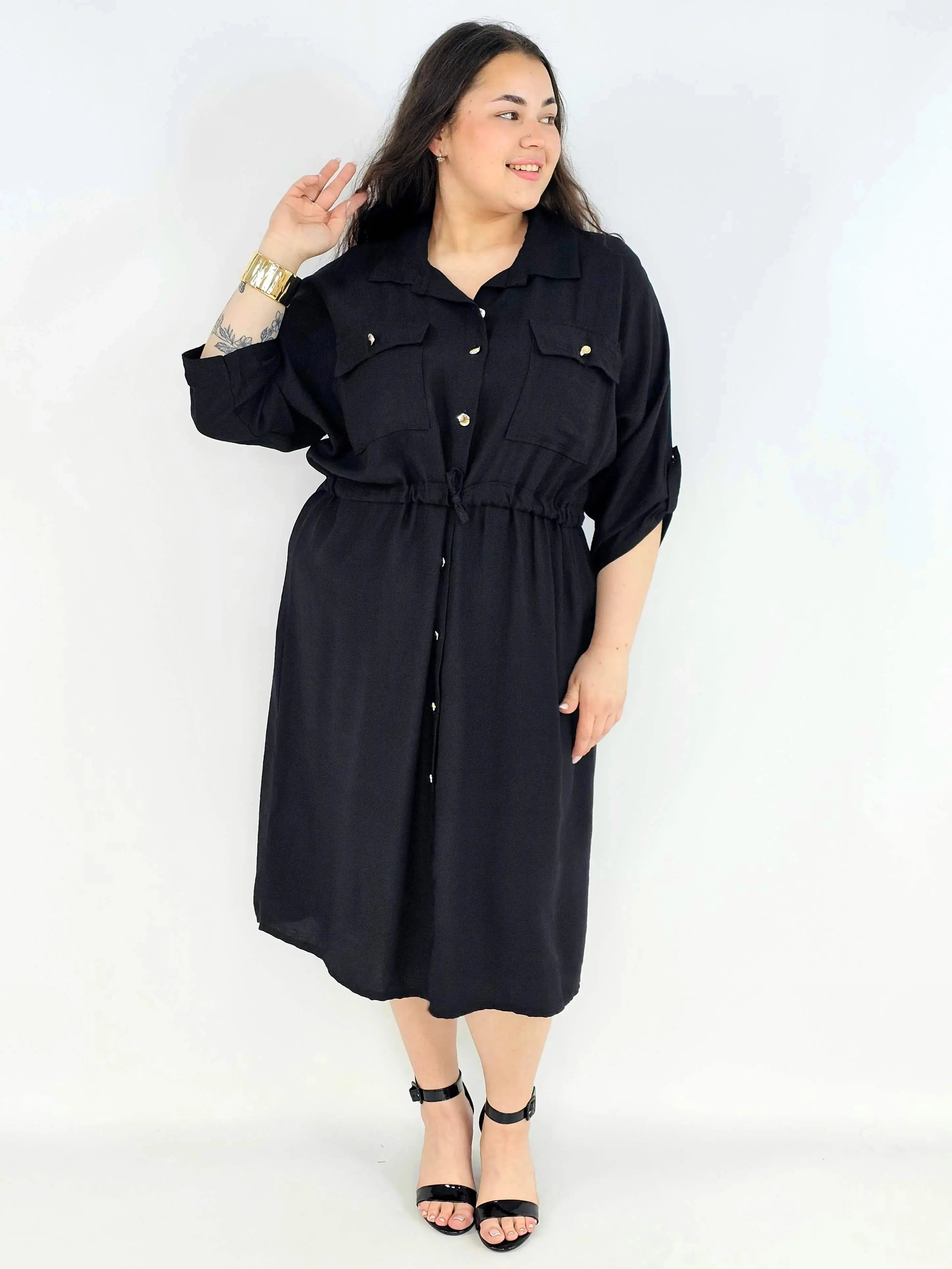 Sukienka Koszulowa StylowaXL – Moda Plus Size dla Kobiet XXL Stylowa XL