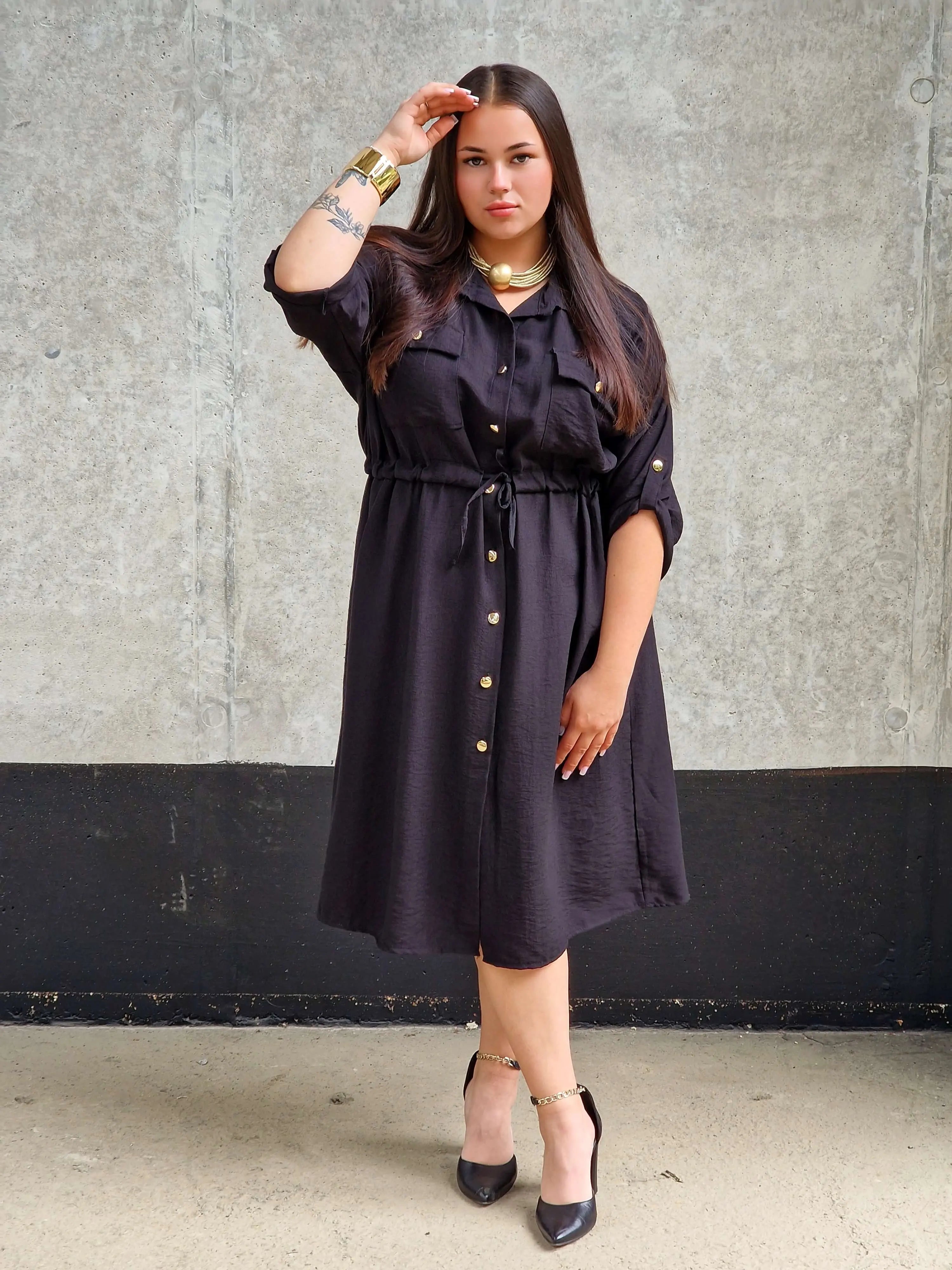 Sukienka Koszulowa StylowaXL – Moda Plus Size dla Kobiet XXL Stylowa XL