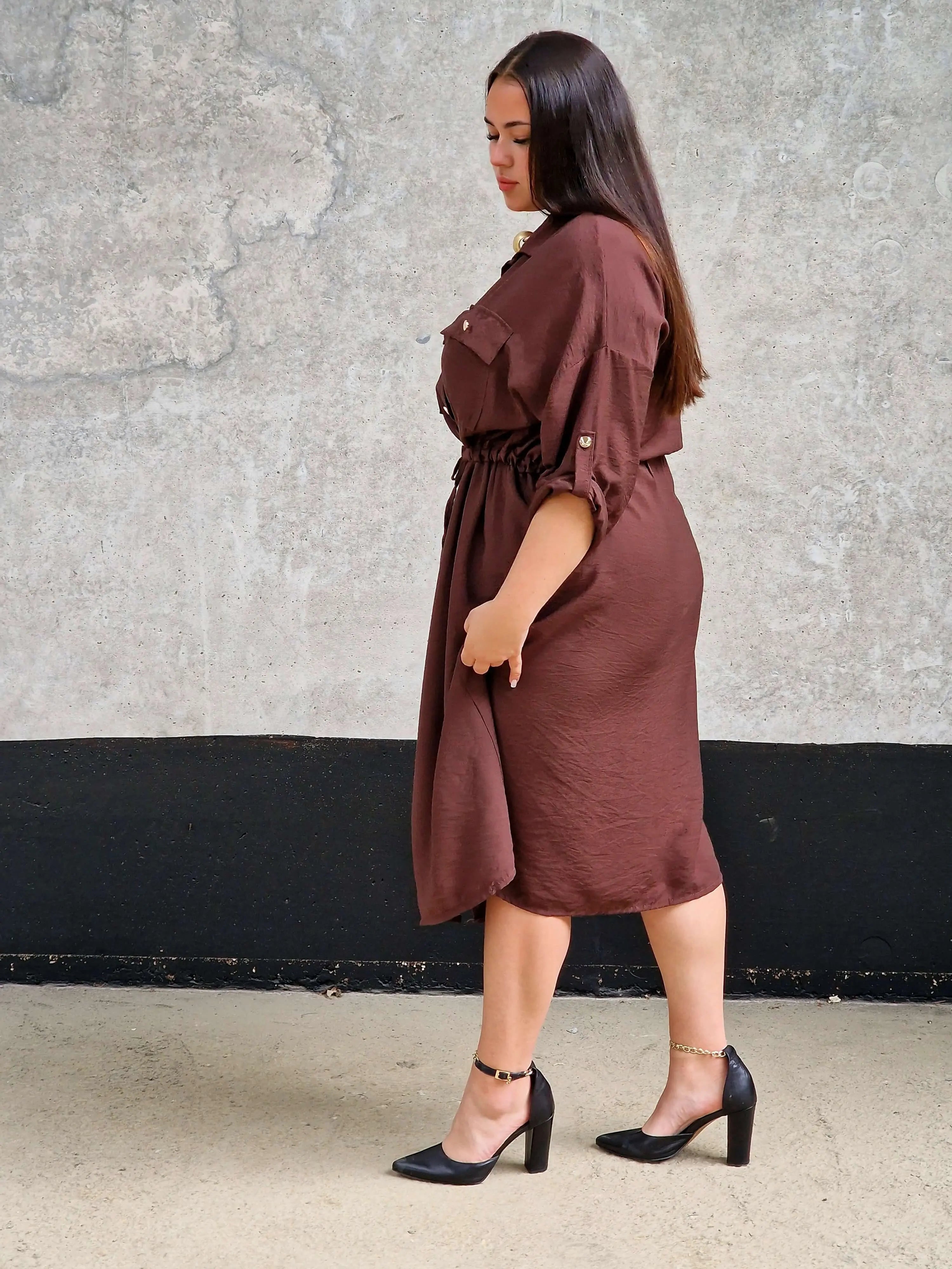 Sukienka Koszulowa StylowaXL – Moda Plus Size dla Kobiet XXL Stylowa XL