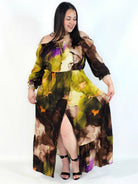 Sukienka Maxi Plus Size StylowaXL – Letnia Zmysłowość dla Kobiet XXL Stylowa XL