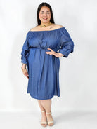 Sukienka Plus Size Hiszpanka Z Odkrytymi Ramionami – Styl I Wygoda Na Co Dzień Stylowa XL