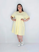 Sukienka Plus Size Luźna Z Dekoltem V I Ozdobnym Detalem Stylowa XL