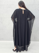 Sukienka Plus Size Z Peleryną I Plisowanym Dołem Elegancka Stylowa XL