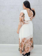 Sukienka Różany Powiew Elegancji Stylowa XL