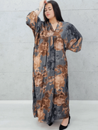 Sukienka "Autumn Blossom" Stylowa XL