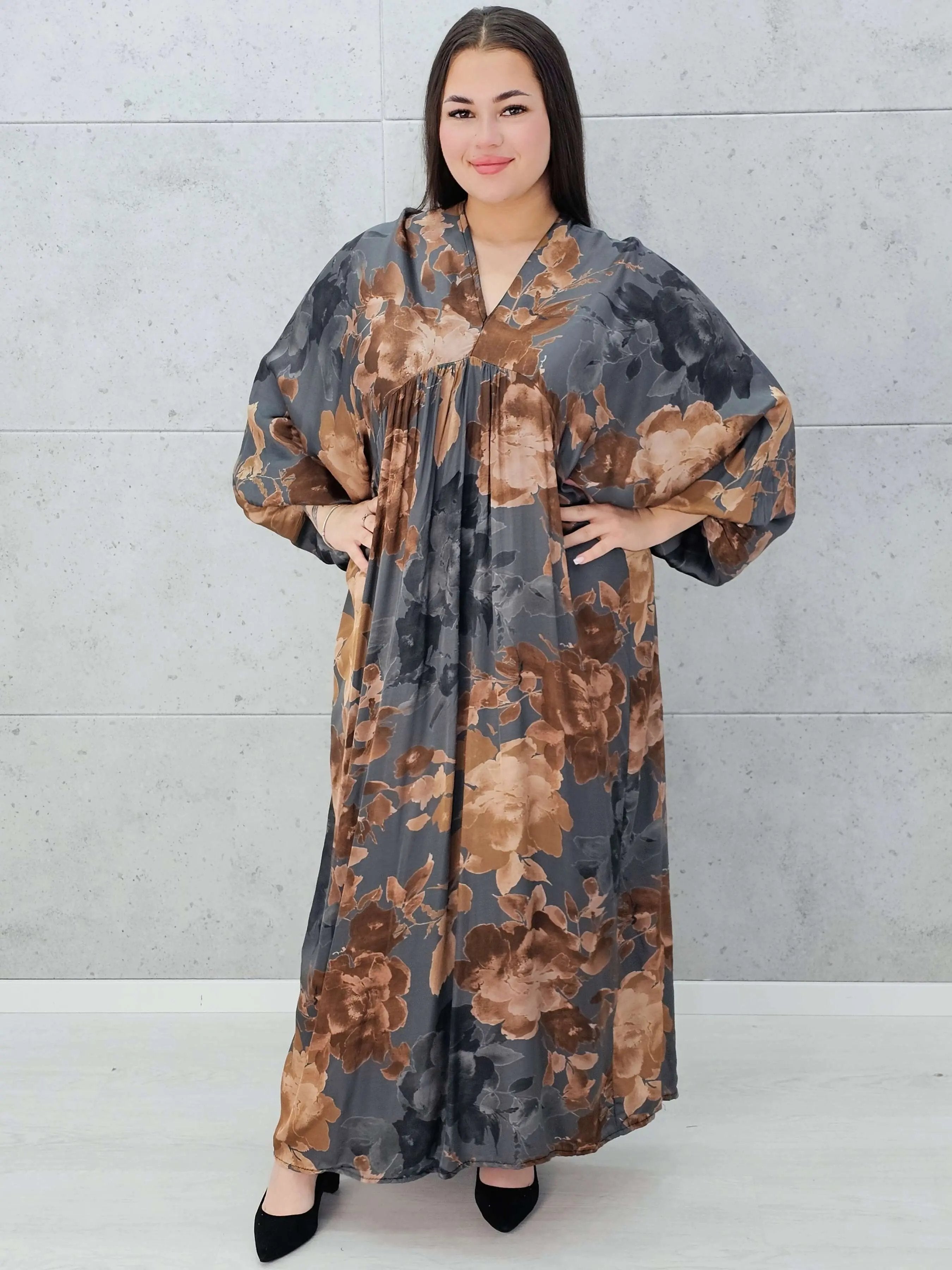 Sukienka "Autumn Blossom" Stylowa XL