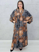 Sukienka "Autumn Blossom" Stylowa XL