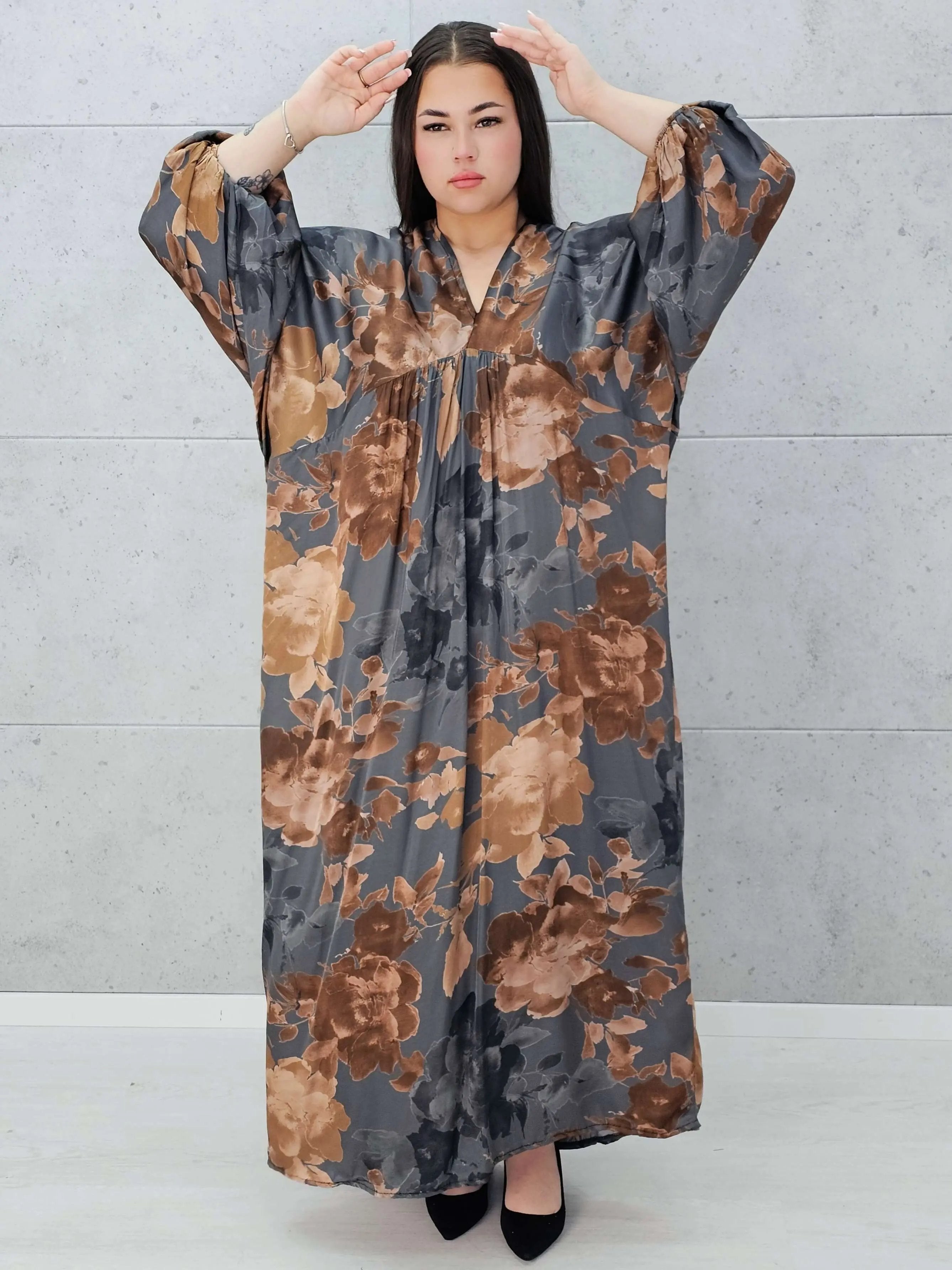 Sukienka "Autumn Blossom" Stylowa XL