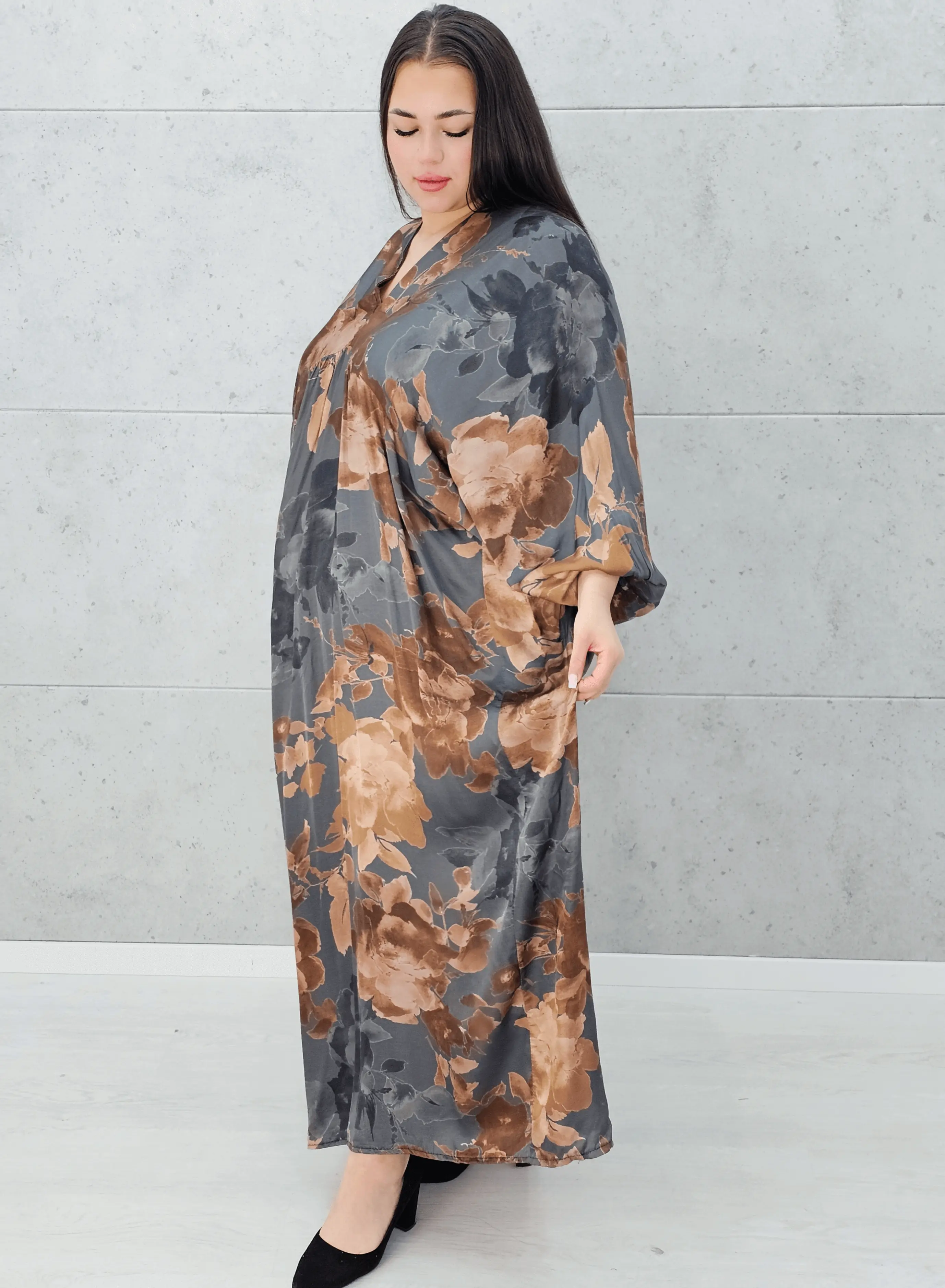 Sukienka "Autumn Blossom" Stylowa XL