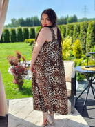 Sukienka “Dzika Natura” - panterka Stylowa XL