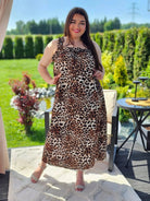 Sukienka “Dzika Natura” - panterka Stylowa XL