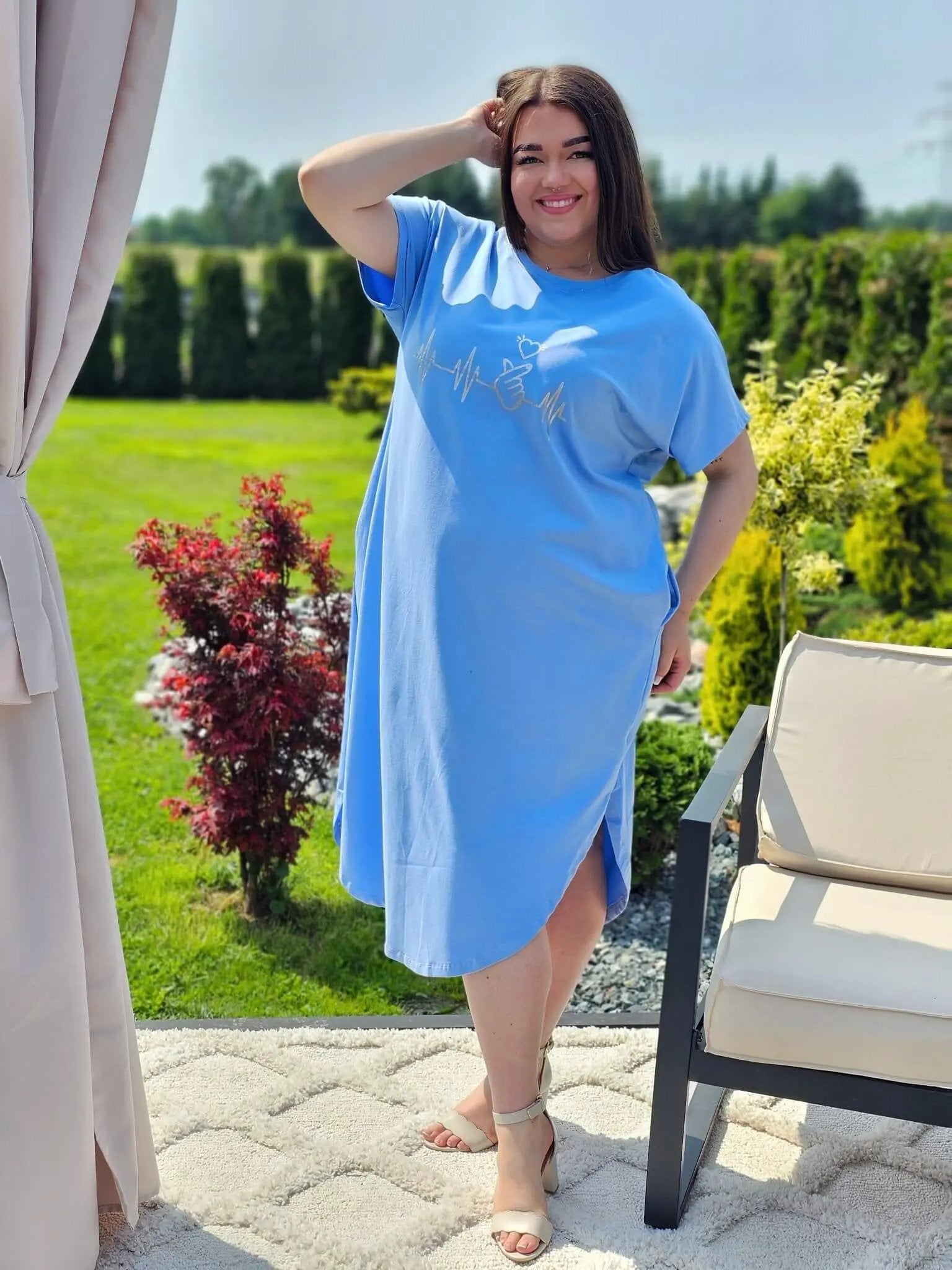 Sukienka "Heartbeat Love" Stylowa XL