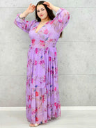 Sukienka "Lawendowy Ogród" Stylowa XL