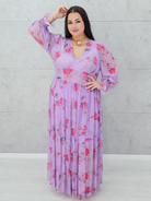 Sukienka "Lawendowy Ogród" Stylowa XL