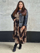 Sukienka "Wild Elegance" Stylowa XL