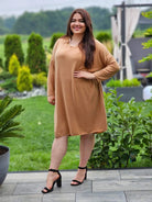 Sukienka basic z długim rękawem Stylowa XL