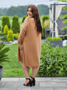 Sukienka basic z długim rękawem Stylowa XL