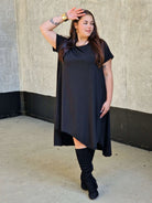 Sukienka basic z krótkim rękawem Stylowa XL