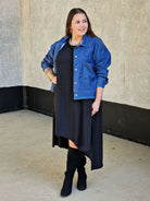 Sukienka basic z krótkim rękawem Stylowa XL