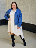 Sukienka basic z krótkim rękawem Stylowa XL