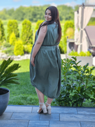 Sukienka bombka bez rękawów Stylowa XL