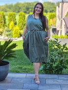 Sukienka bombka bez rękawów Stylowa XL