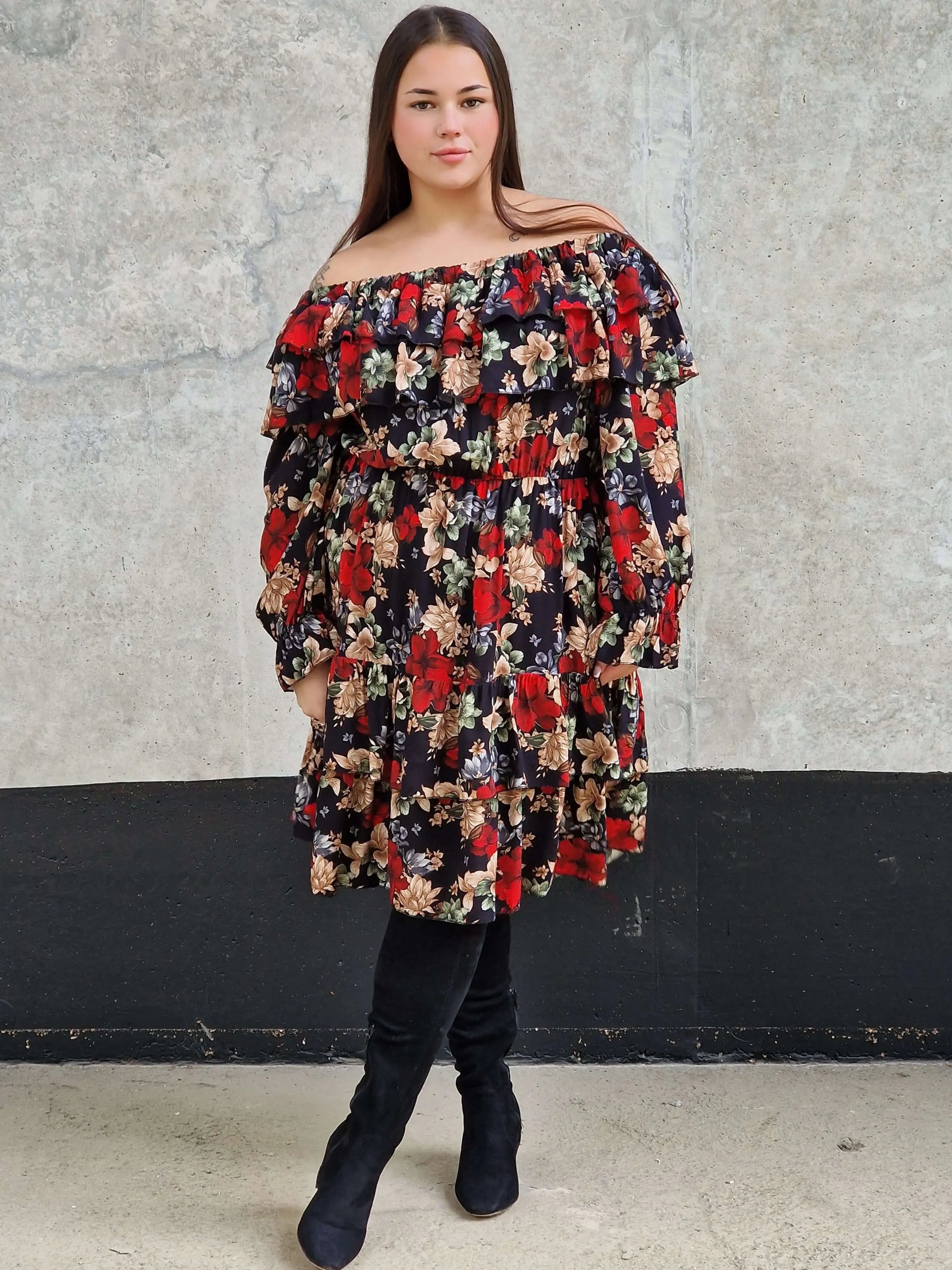 Sukienka hiszpanka Stylowa XL