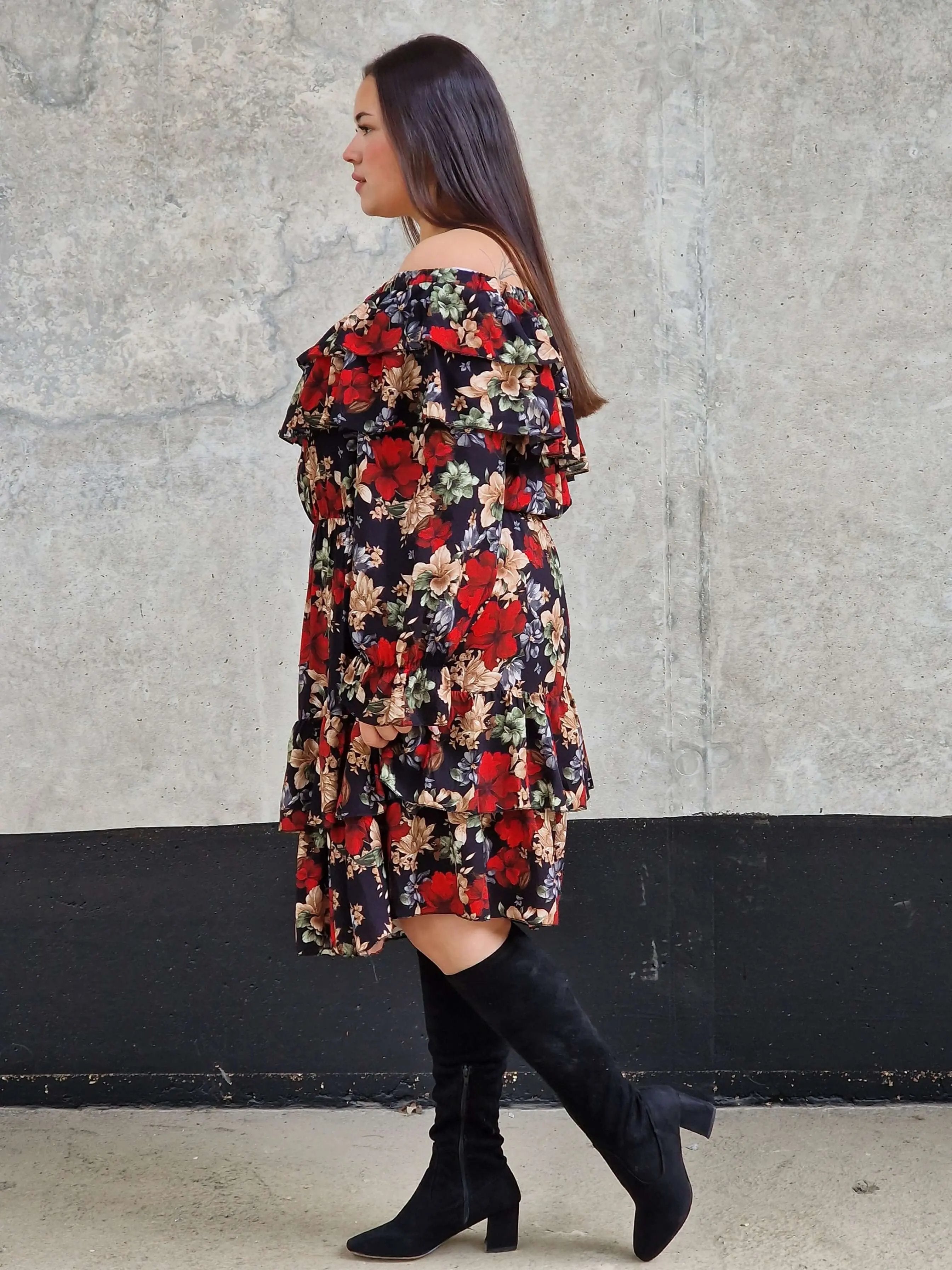 Sukienka hiszpanka Stylowa XL