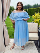 Sukienka hiszpanka midi z falbanami - kilka kolorów Stylowa XL