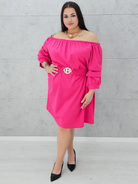 Sukienka hiszpanka z paskiem. Stylowa XL