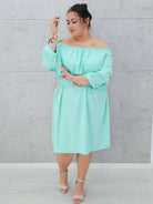 Sukienka hiszpanka z paskiem. Stylowa XL