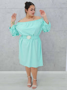 Sukienka hiszpanka z paskiem. Stylowa XL