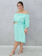 Sukienka hiszpanka z paskiem. Stylowa XL