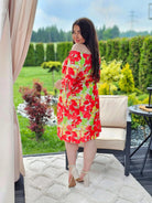 Sukienka hiszpanka z wiązaniami przy rękawie - dwa kolory Stylowa XL