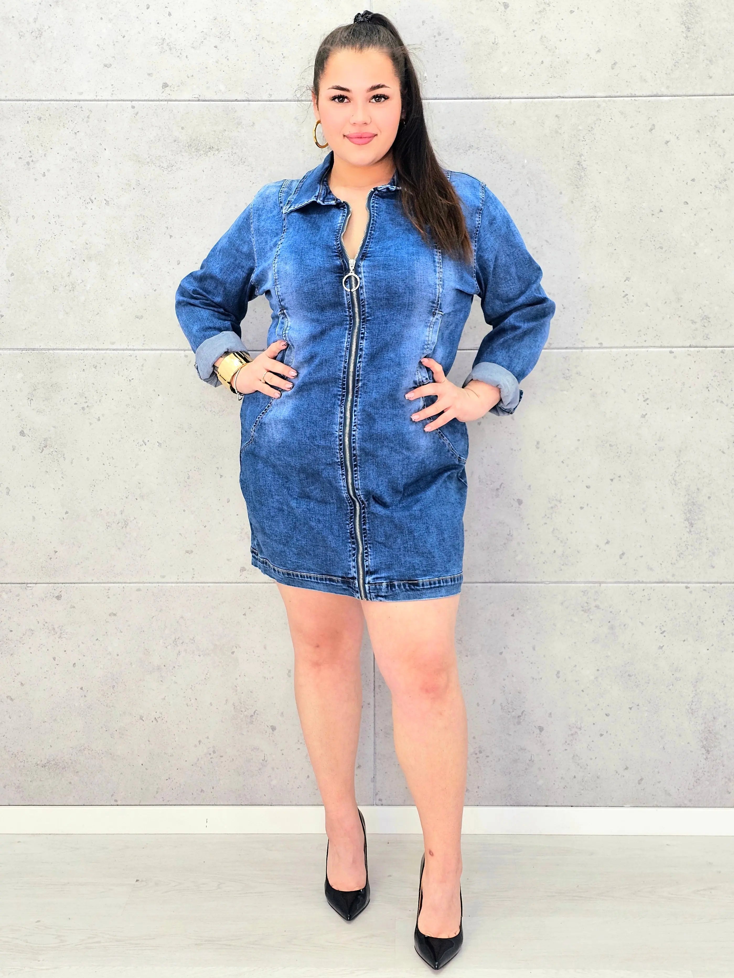 Sukienka jeansowa - rozmiary Stylowa XL