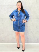 Sukienka jeansowa - rozmiary Stylowa XL