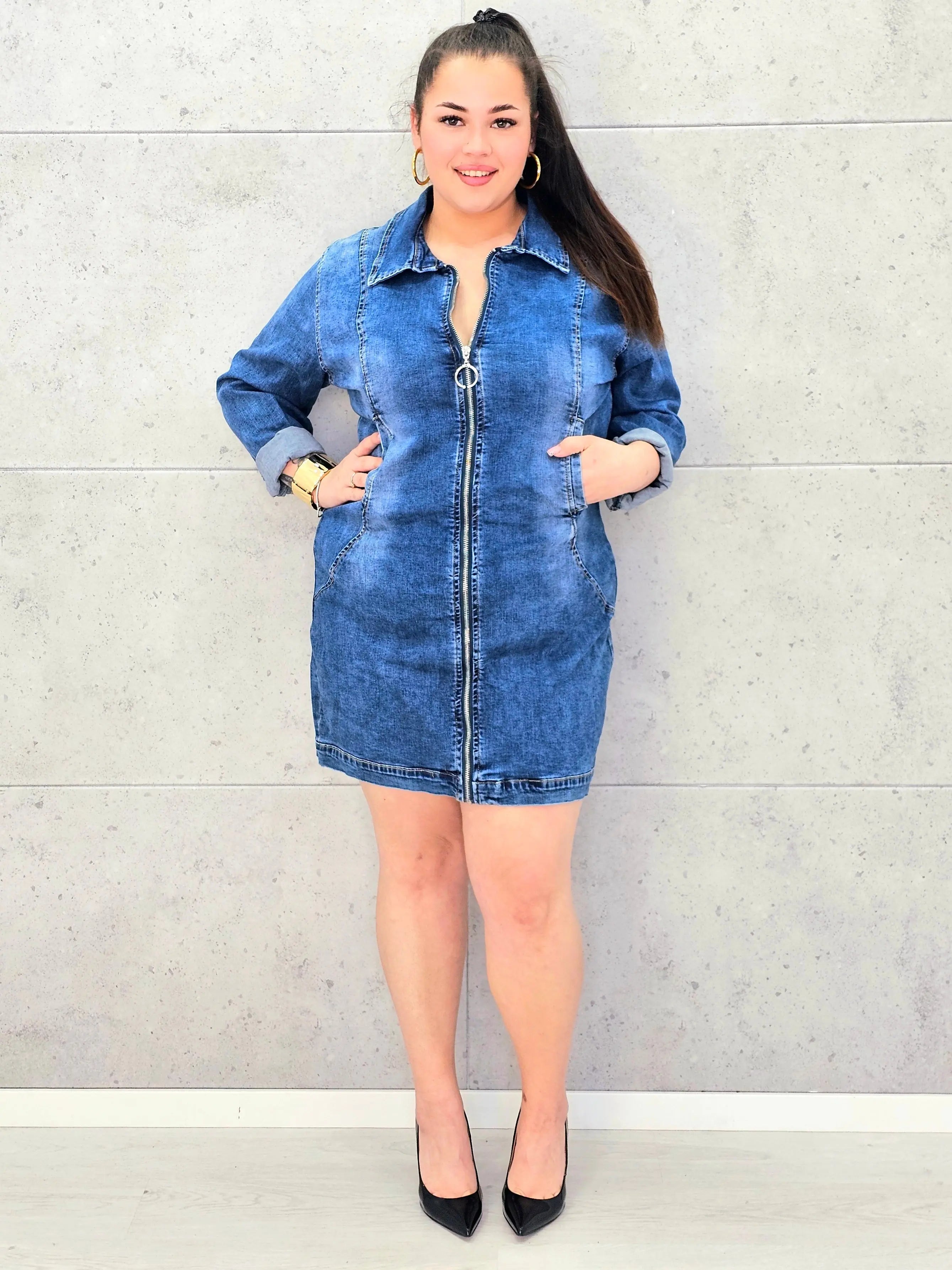 Sukienka jeansowa - rozmiary Stylowa XL