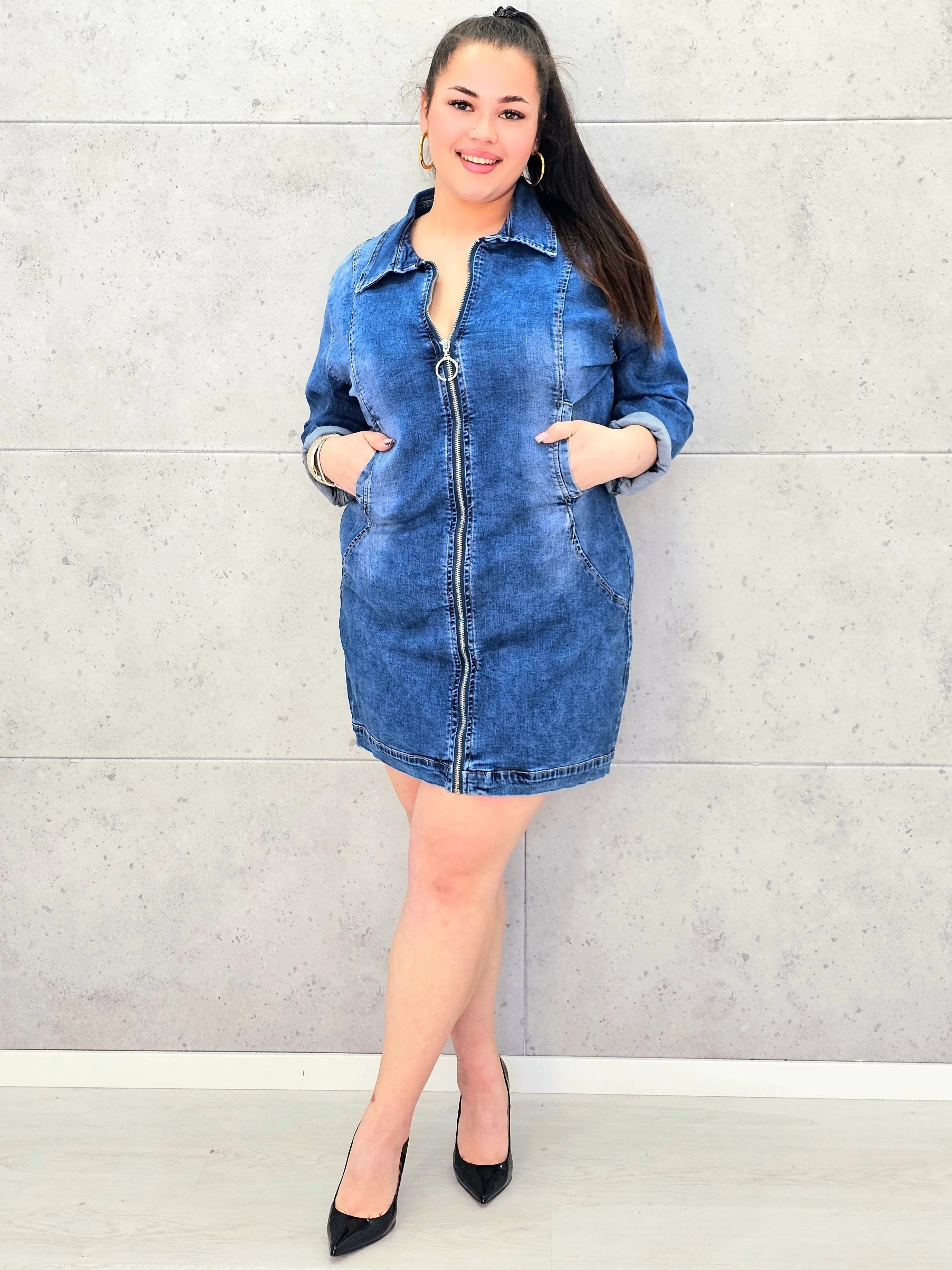 Sukienka jeansowa - rozmiary Stylowa XL